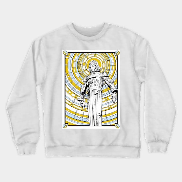 Kepplar Templar Crewneck Sweatshirt by paintchips